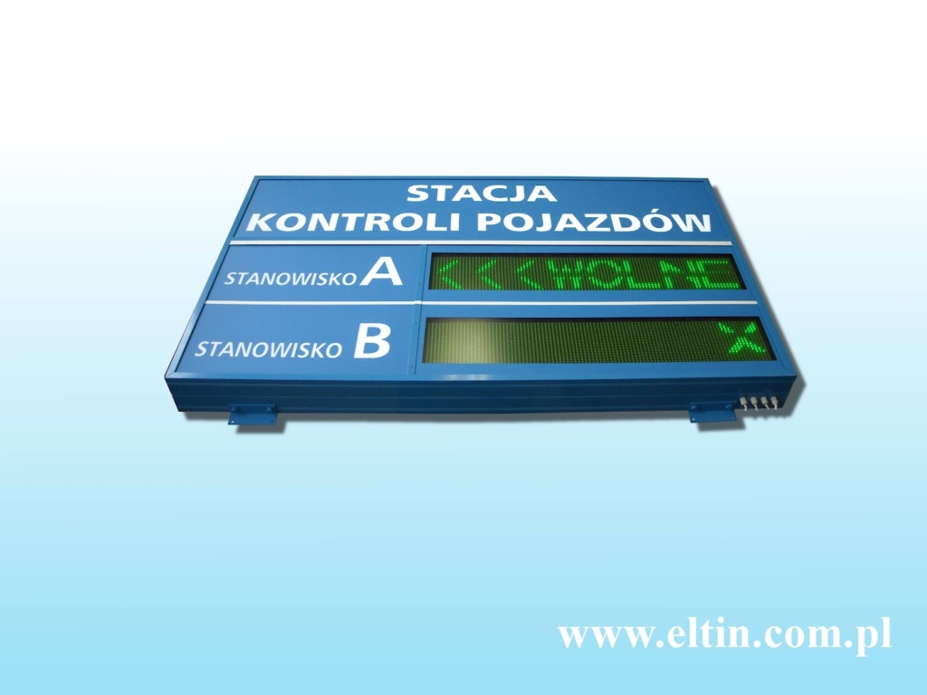 Stanowisko na stacji kontroli pojazdów